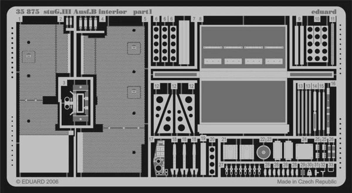 Eduard 1/35 Eduard StuG III Ausf B Interior for TAM