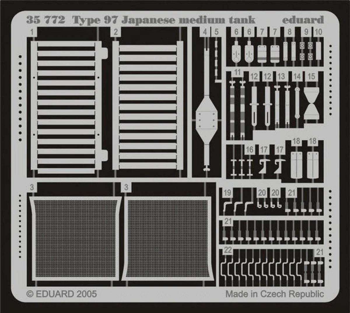 Eduard 1/35 Eduard Type 97 Japanese Medium Tank for TAM