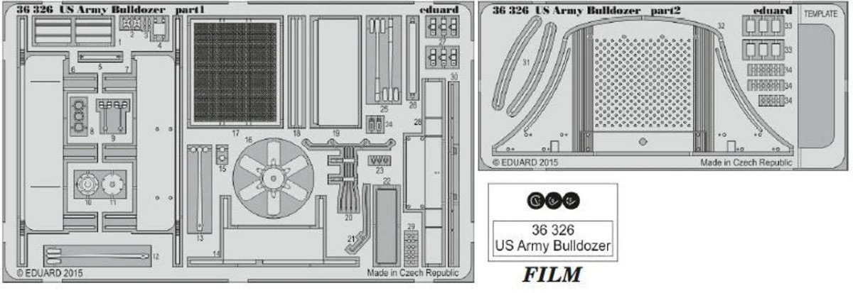 Eduard 1/35 Eduard US Army Bulldozer for MNA