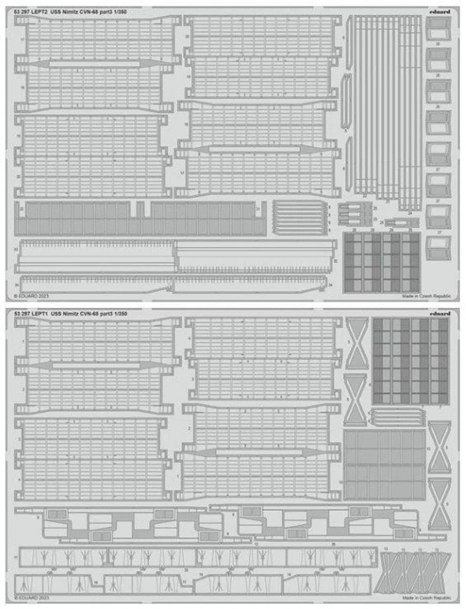 Eduard 1/350 Eduard USS Nimitz CVN-68 part 3