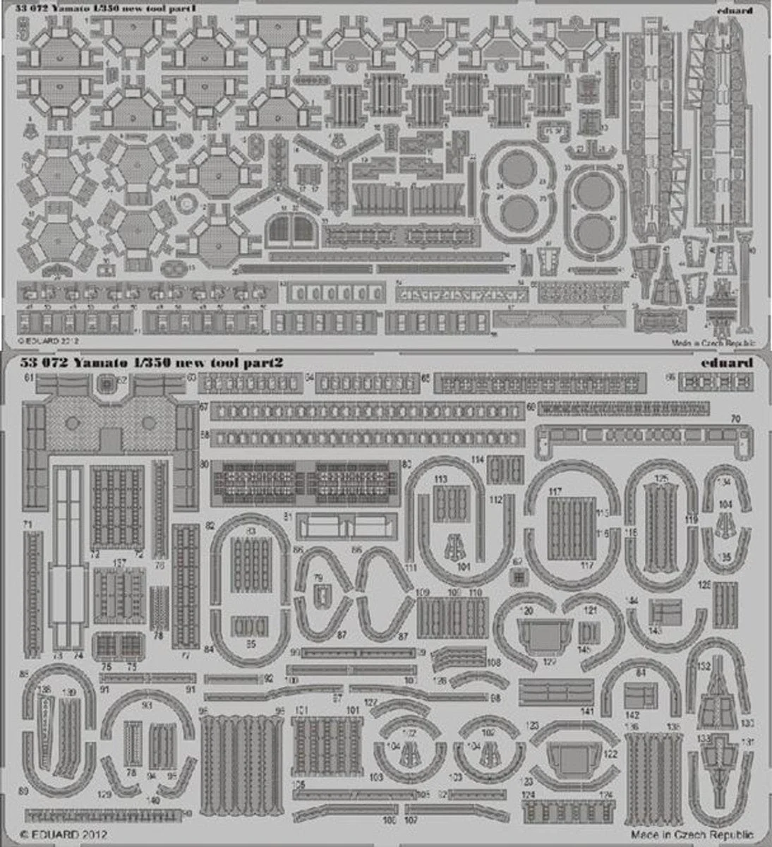 Eduard 1/350 Eduard Yamato new tool