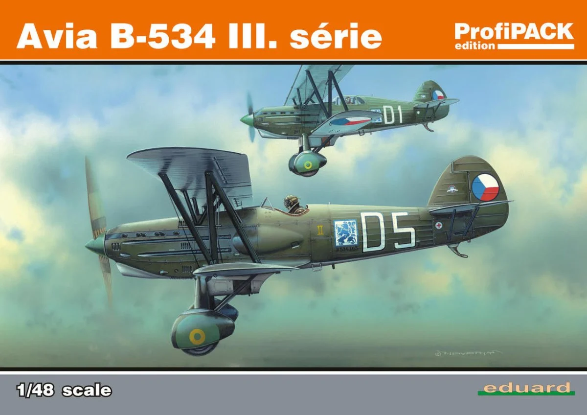 Eduard 1/48 Avia B534 III Series BiPlane Fighter (Profi-Pack Plastic Kit)