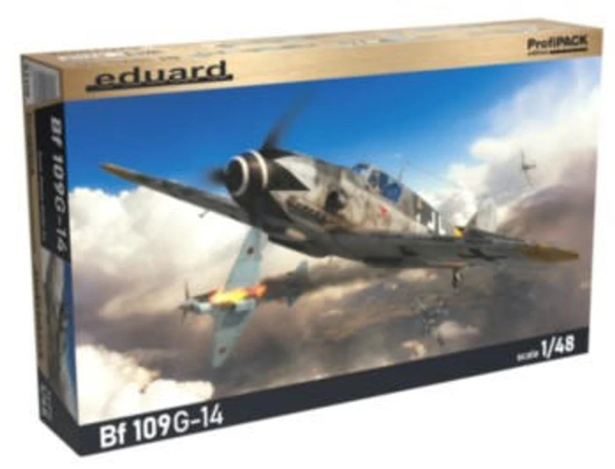 Eduard 1/48 Bf109G14 German Fighter (Profi-Pack Plastic Kit)