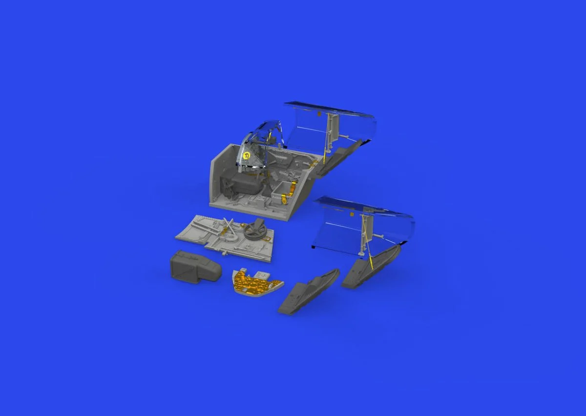Eduard 1/48 Eduard Bf 109G-6/AS cockpit PRINT Brassin