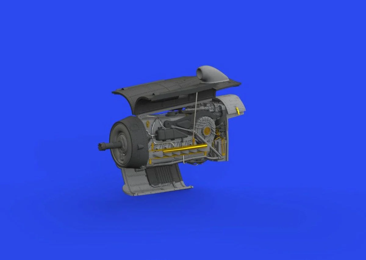 Eduard 1/48 Eduard Bf 109K-4 engine