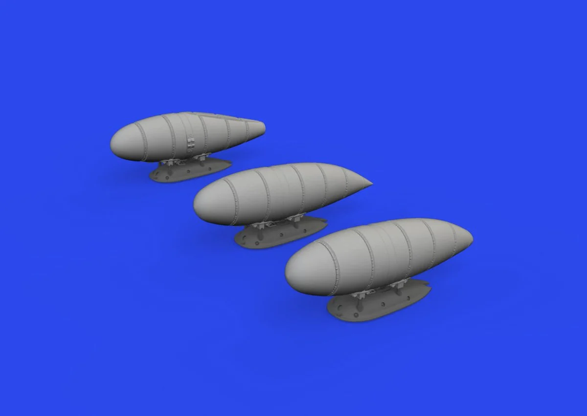 Eduard 1/48 Eduard Bf 109K external fuel tanks Brassin