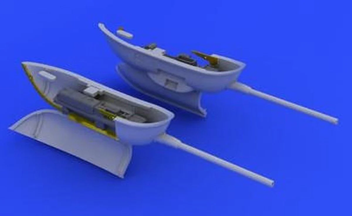 Eduard 1/48 Eduard Bf109 Cannon Pods for EDU (PE & Resin)