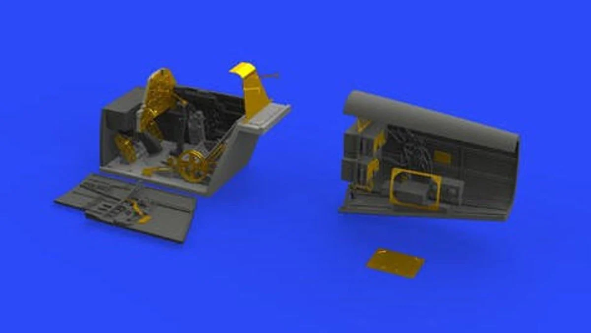 Eduard 1/48 Eduard Bf109E Cockpit & Radio Compartment for EDU (PE & Resin)