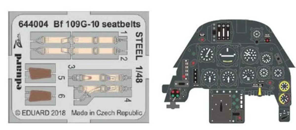 Eduard 1/48 Eduard Bf109G10 LooK for EDU (PE & Resin)