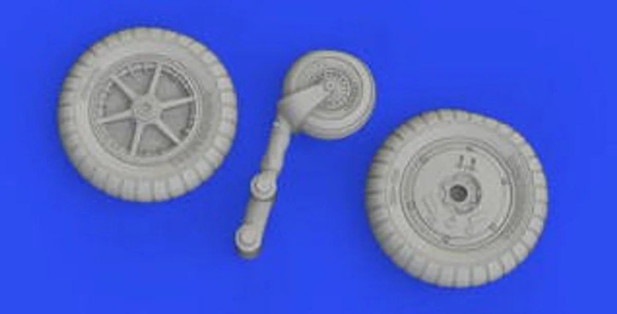 Eduard 1/48 Eduard Bf109G4 Wheels for EDU (Mask & Resin)