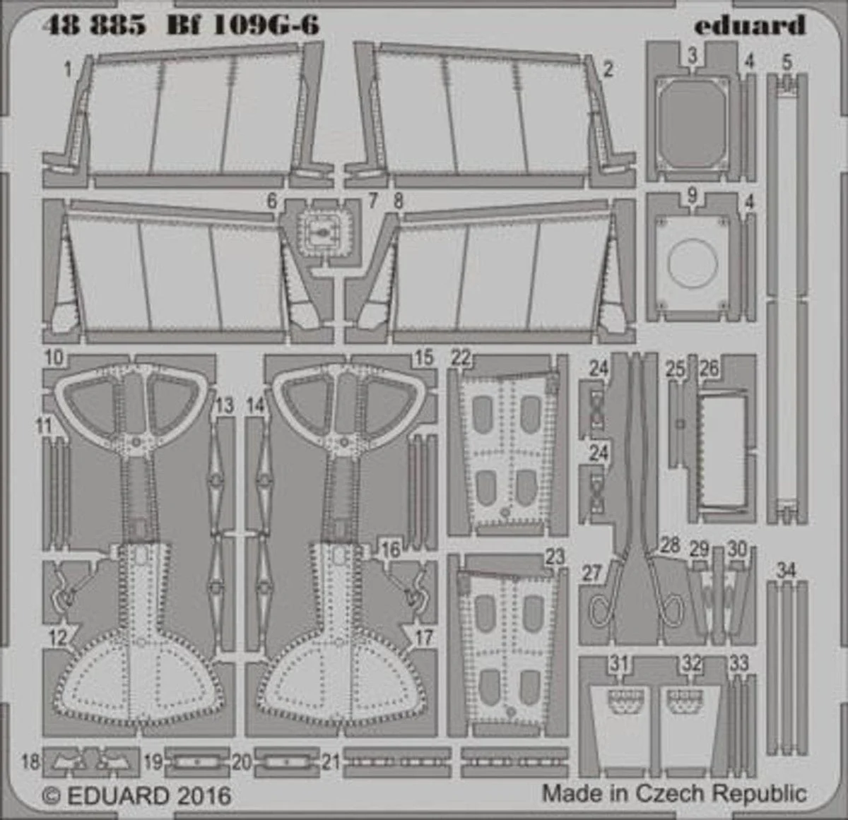 Eduard 1/48 Eduard Bf109G6 for EDU