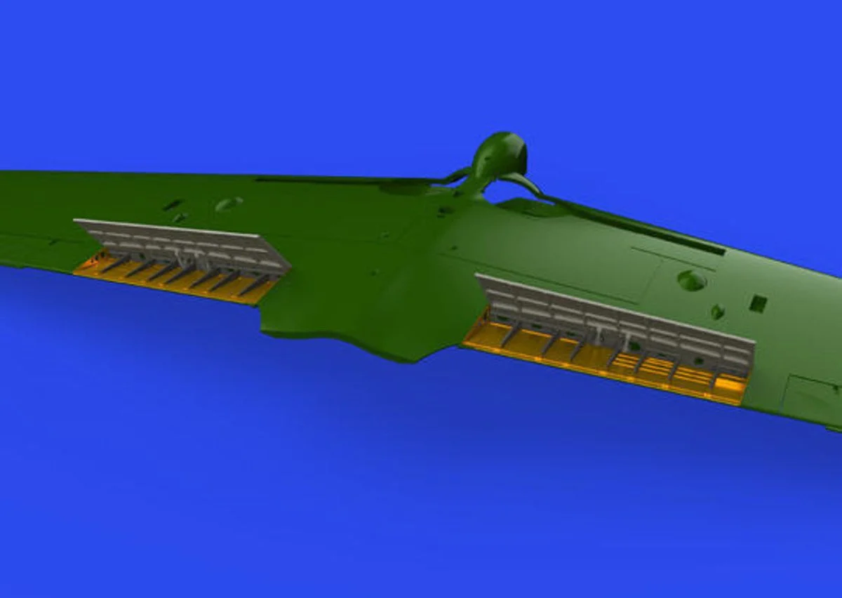 Eduard 1/48 Eduard Brassin A6M3 Type 32 landing flaps Print for Eduard