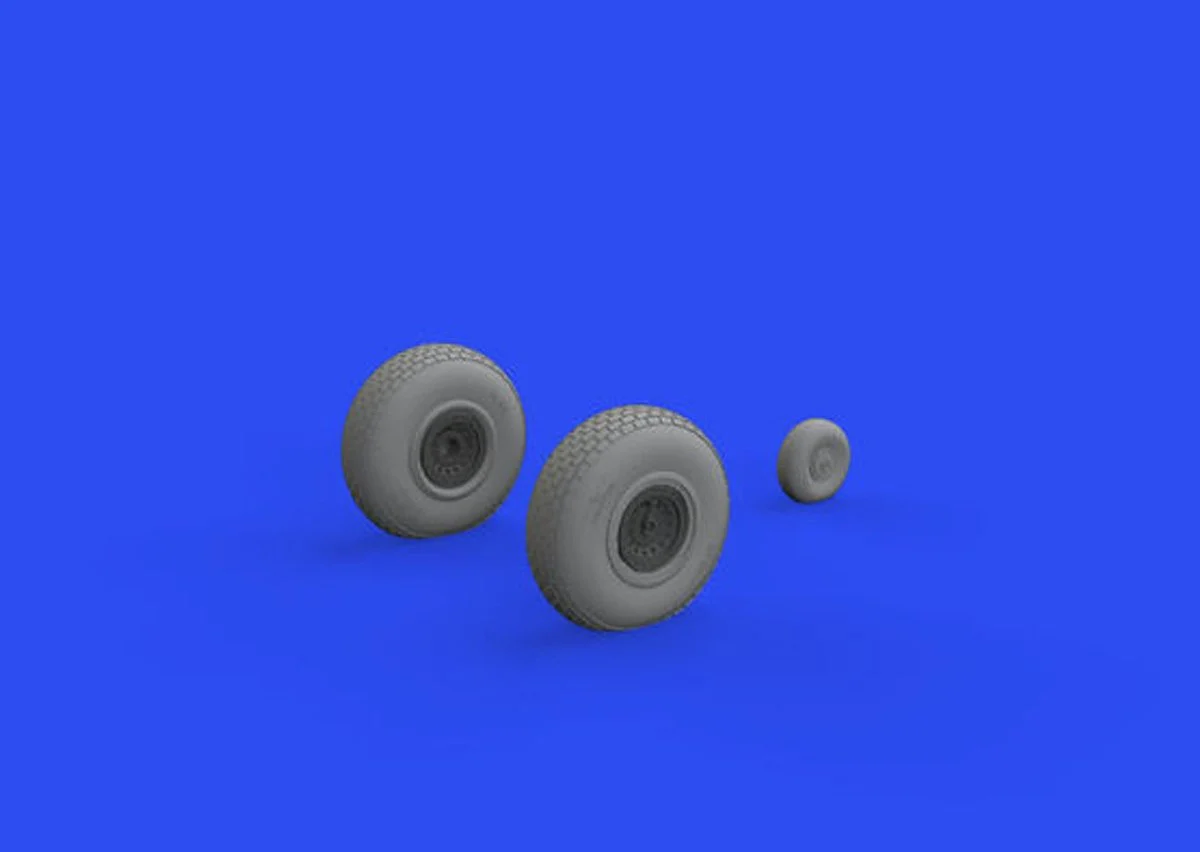 Eduard 1/48 Eduard Brassin B-17 wheels block tread for HKM