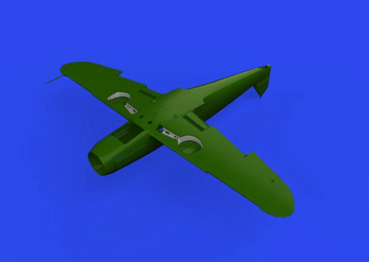 Eduard 1/48 Eduard Brassin Bf 109F wheel bays angular Print for Eduard