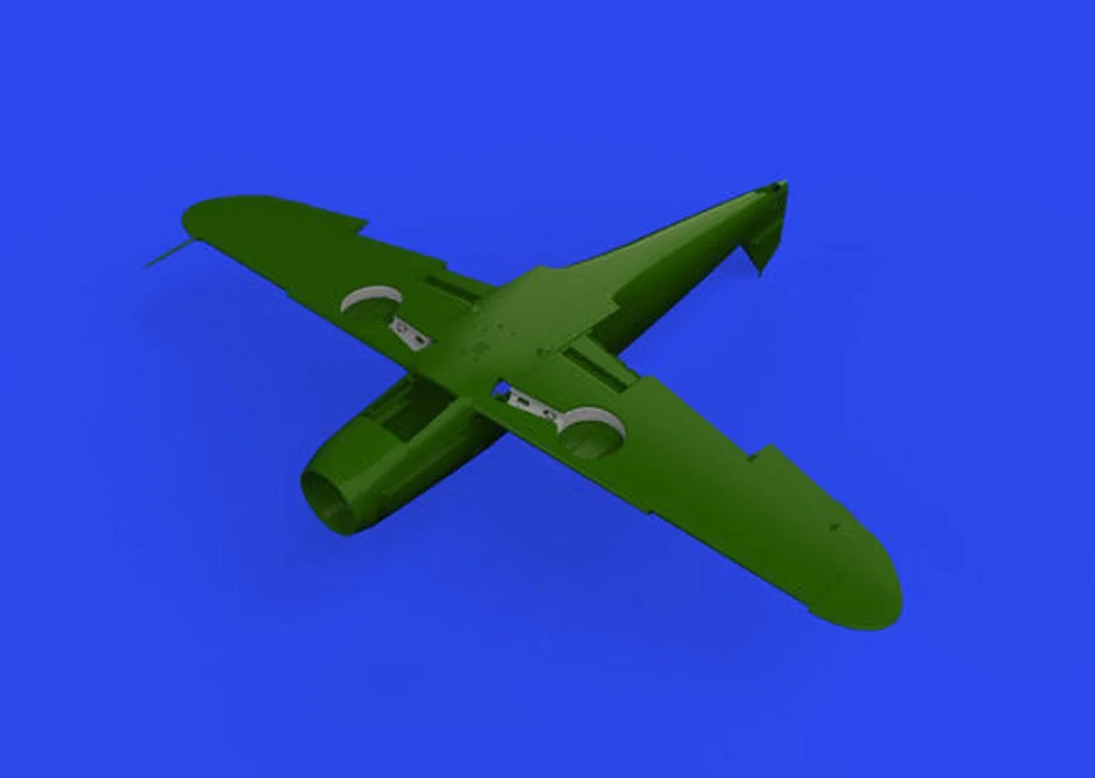 Eduard 1/48 Eduard Brassin Bf 109F wheel bays rounded Print for Eduard