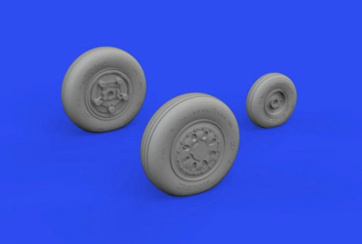 Eduard 1/48 Eduard F-15C/D/J/N Wheels for LNR (Mask & Resin)