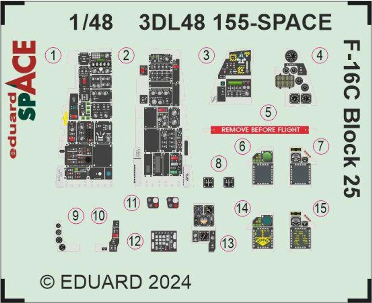 Eduard 1/48 Eduard F-16C Block 25 SPACE Space
