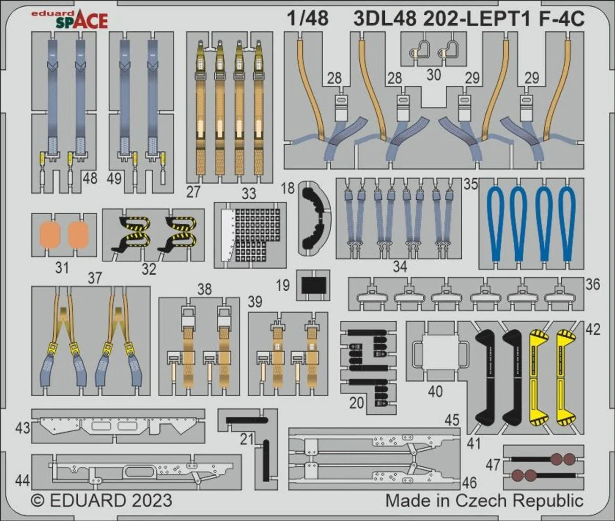 Eduard 1/48 Eduard F-4C Space for HOBBY 2000 / ACADEMY