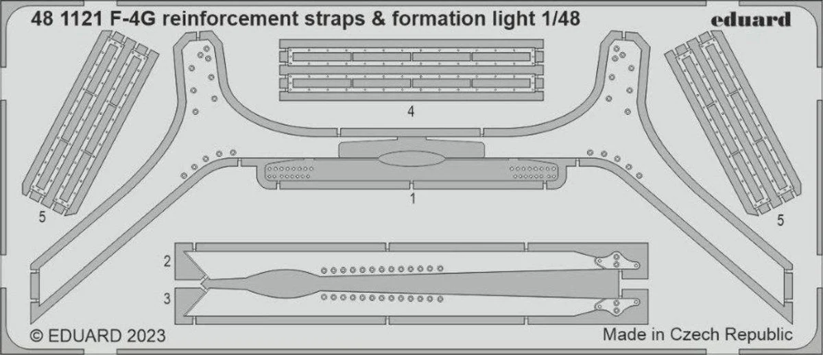 Eduard 1/48 Eduard F-4G reinforcement straps & form