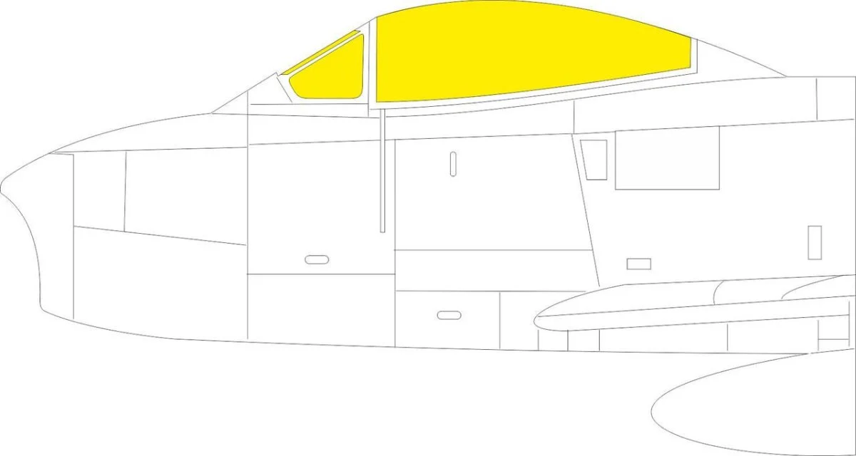 Eduard 1/48 Eduard F-86A MASK for CLEAR PROP