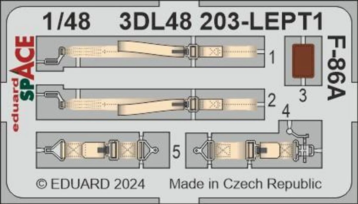 Eduard 1/48 Eduard F-86A SPACE SPACE for CLEAR PROP