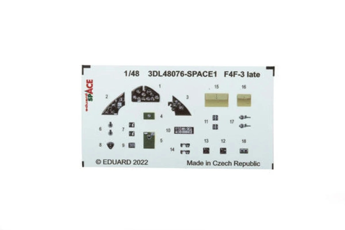 Eduard 1/48 Eduard F4F-3 late Space for Eduard