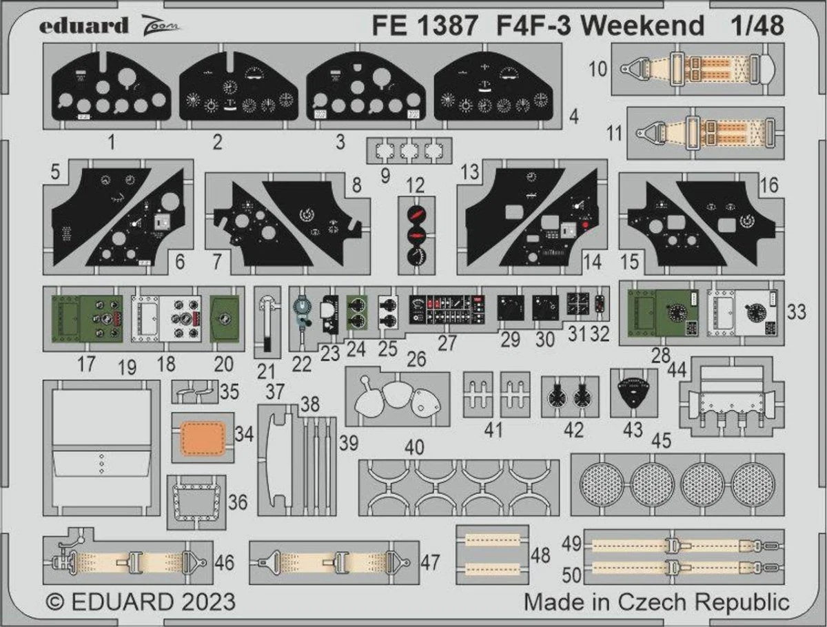 Eduard 1/48 Eduard F4F-3 Weekend FE1387