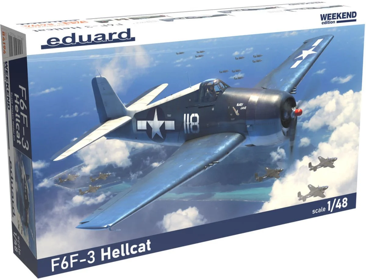 Eduard 1/48 Eduard F6F-3 Hellcat Plastic Model Kit