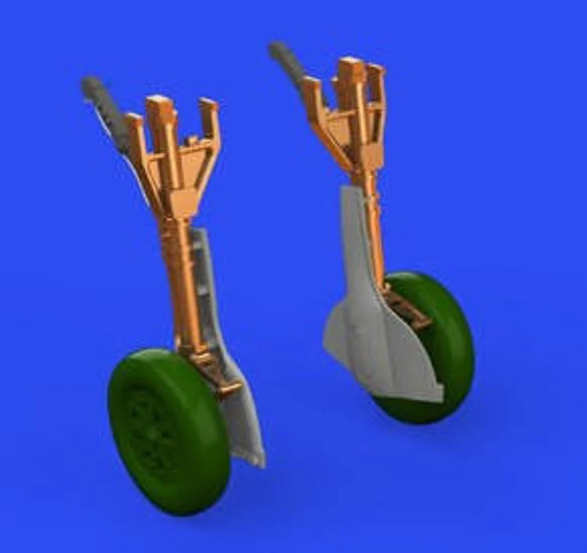Eduard 1/48 Eduard F6F Undercarriage Legs for EDU (Bronze & Resin)