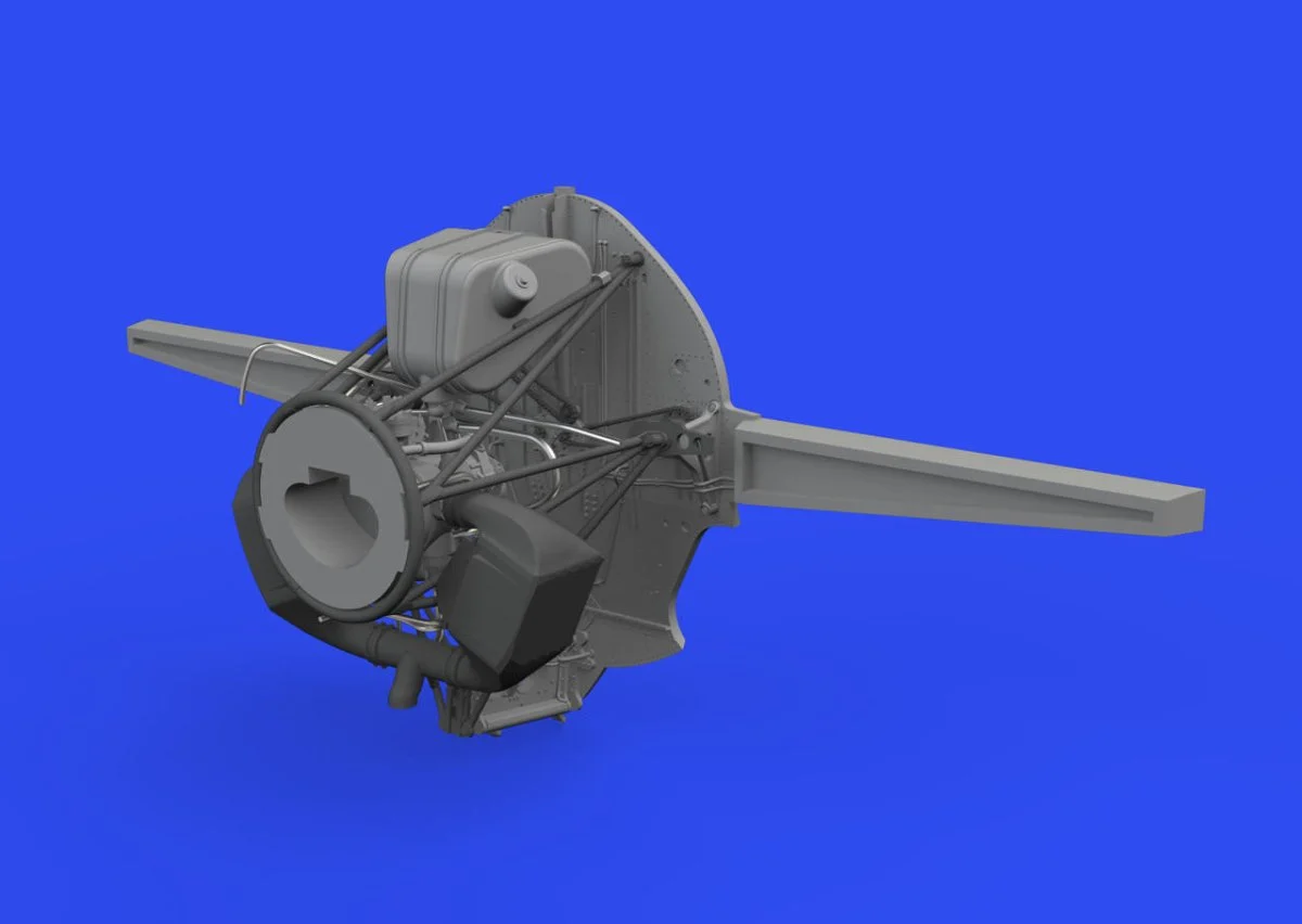 Eduard 1/48 Eduard FM-1 wheel bay PRINT Brassin