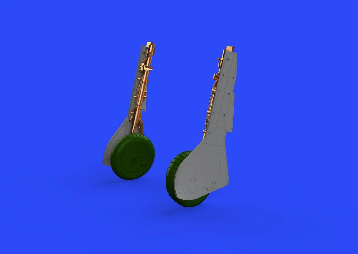Eduard 1/48 Eduard Fw 190A-7 undercarriage legs BRONZE Brassin