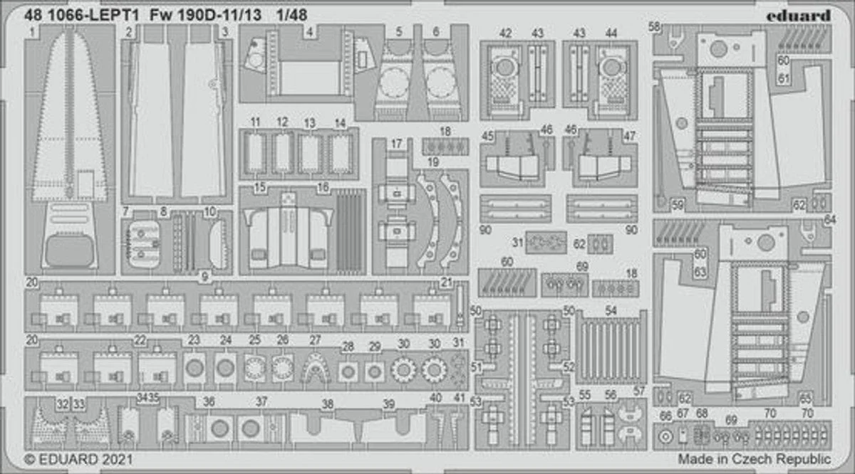 Eduard 1/48 Eduard Fw190D11/13 for EDU