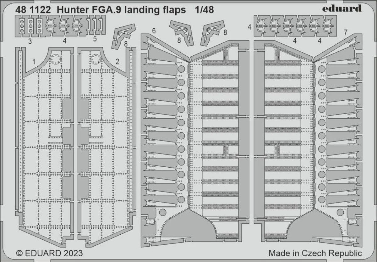 Eduard 1/48 Eduard Hunter FGA.9 landing flaps