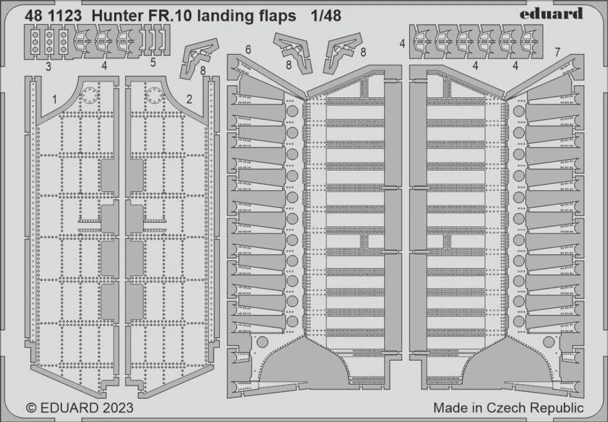 Eduard 1/48 Eduard Hunter FR.10 landing flaps
