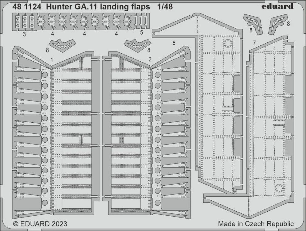 Eduard 1/48 Eduard Hunter GA.11 landing flaps