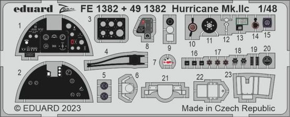 Eduard 1/48 Eduard Hurricane Mk.Iic FE1382