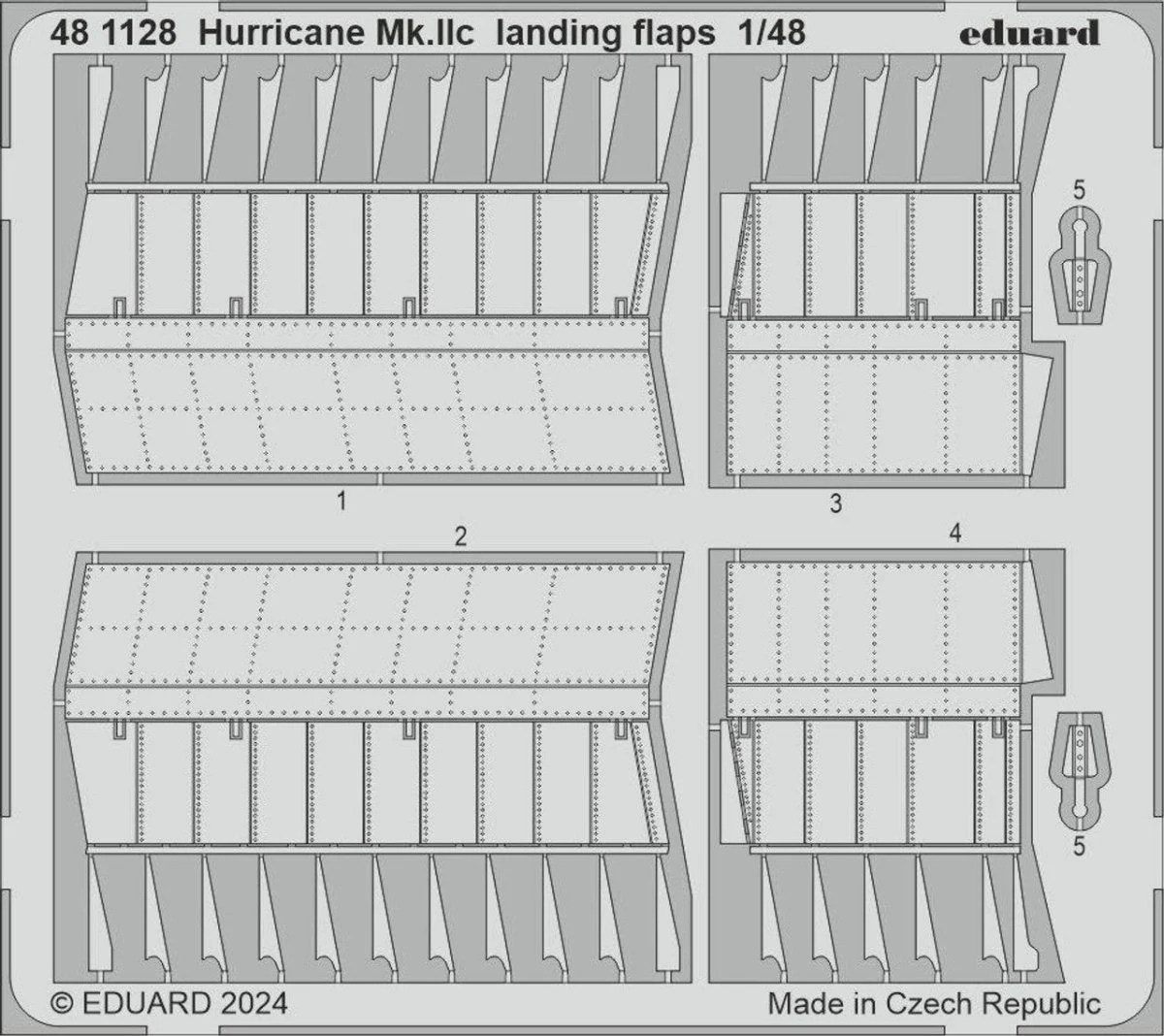 Eduard 1/48 Eduard Hurricane Mk.IIc landing flaps Photo etched set