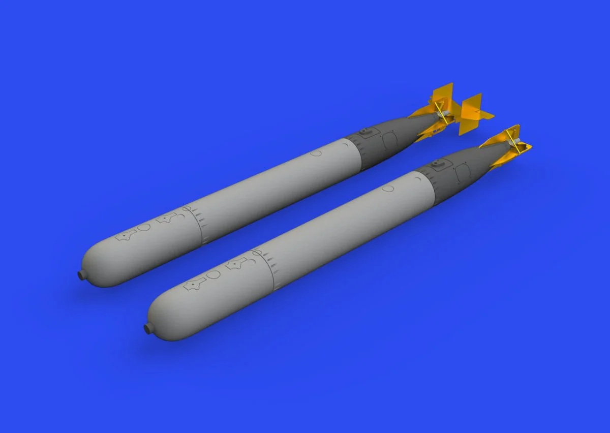 Eduard 1/48 Eduard Italian WWII torpedo A.130 Brassin