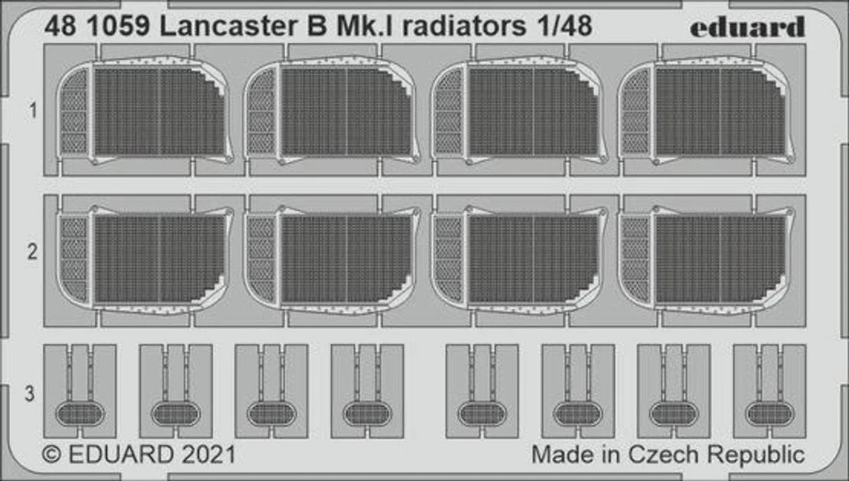 Eduard 1/48 Eduard Lancaster B Mk I Radiators for HKM