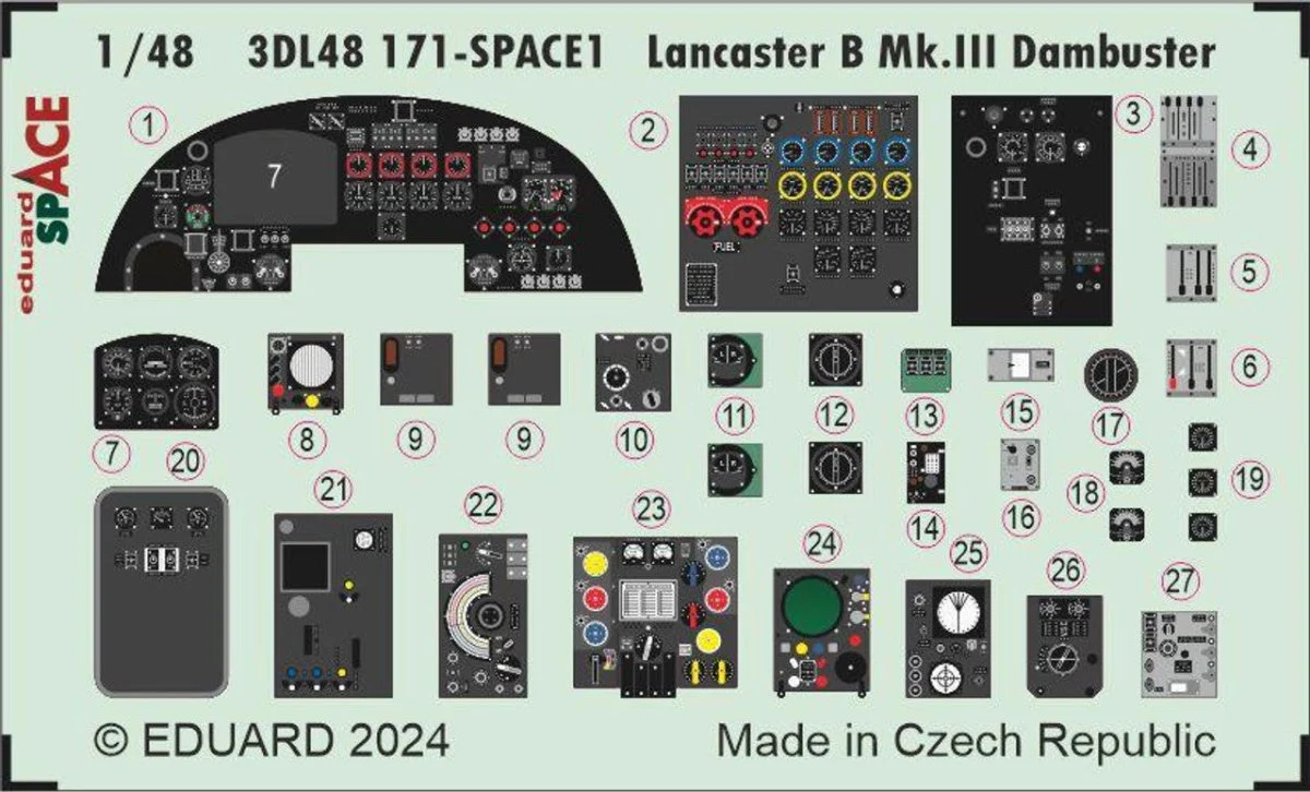 Eduard 1/48 Eduard Lancaster B Mk.III Dambuster SPACE 1/48