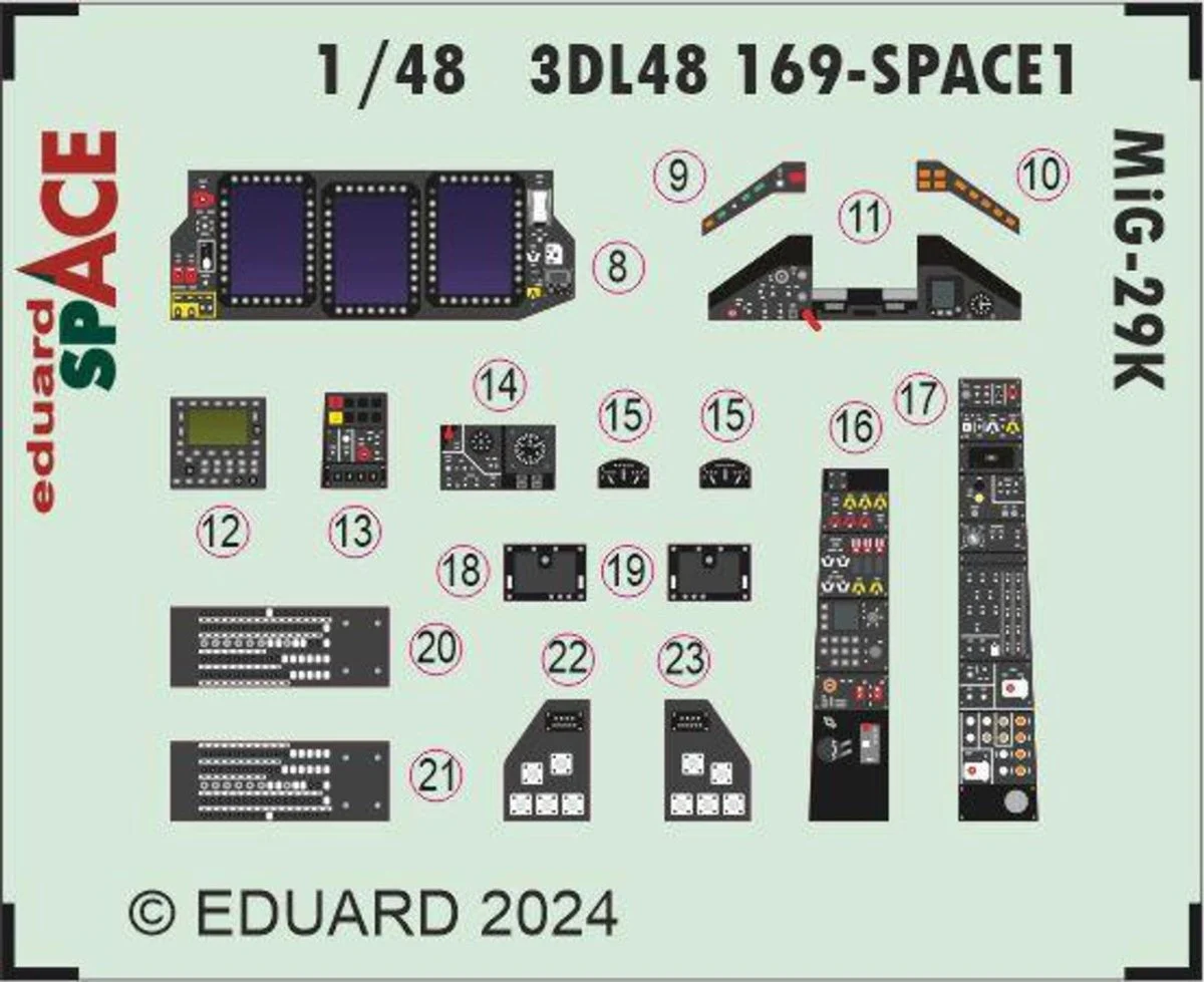 Eduard 1/48 Eduard MiG-29K SPACE