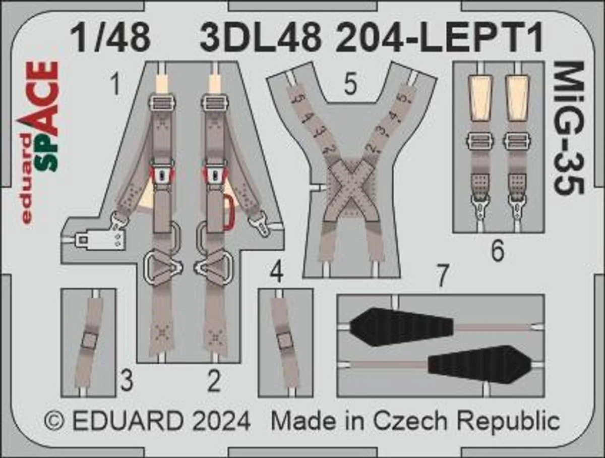 Eduard 1/48 Eduard MiG-35 SPACE SPACE for HOBBY BOSS
