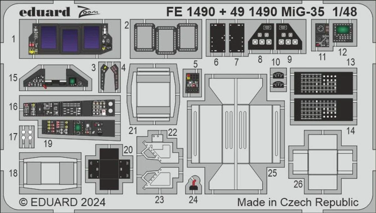 Eduard 1/48 Eduard MiG-35 Zoom set for HOBBY BOSS