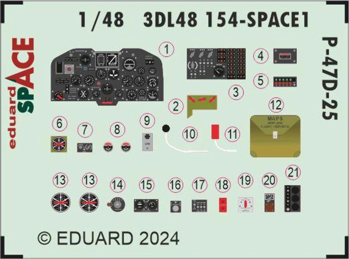 Eduard 1/48 Eduard P-47D-25 SPACE Space