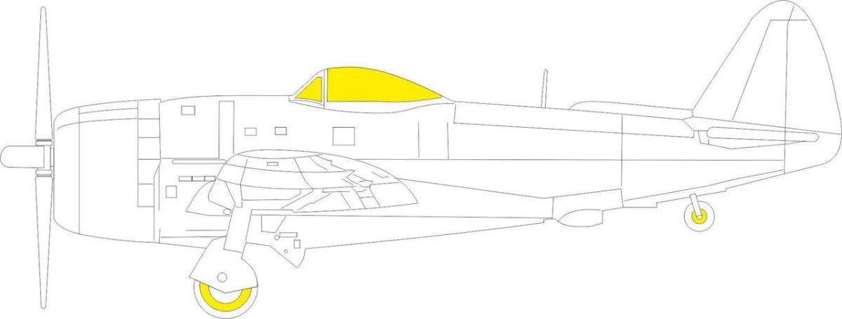 Eduard 1/48 Eduard P-47D-25 TFace Masks