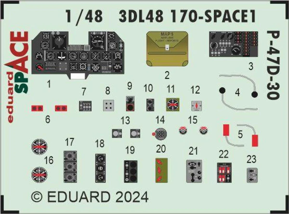 Eduard 1/48 Eduard P-47D-30 SPACE