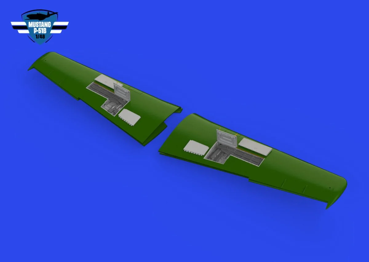 Eduard 1/48 Eduard P-51B/C gun bays PRINT 1/48