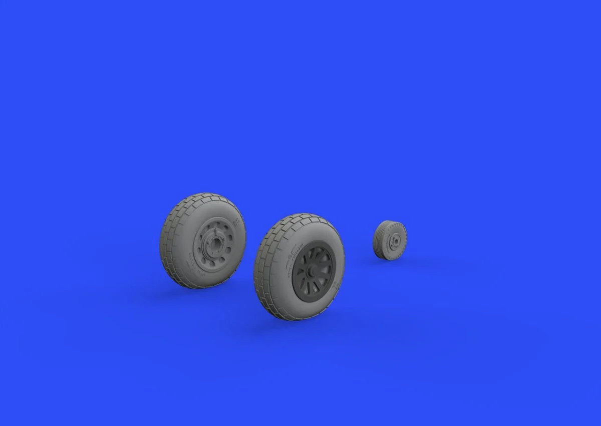 Eduard 1/48 Eduard P-51B/C wheels block tread Brassin