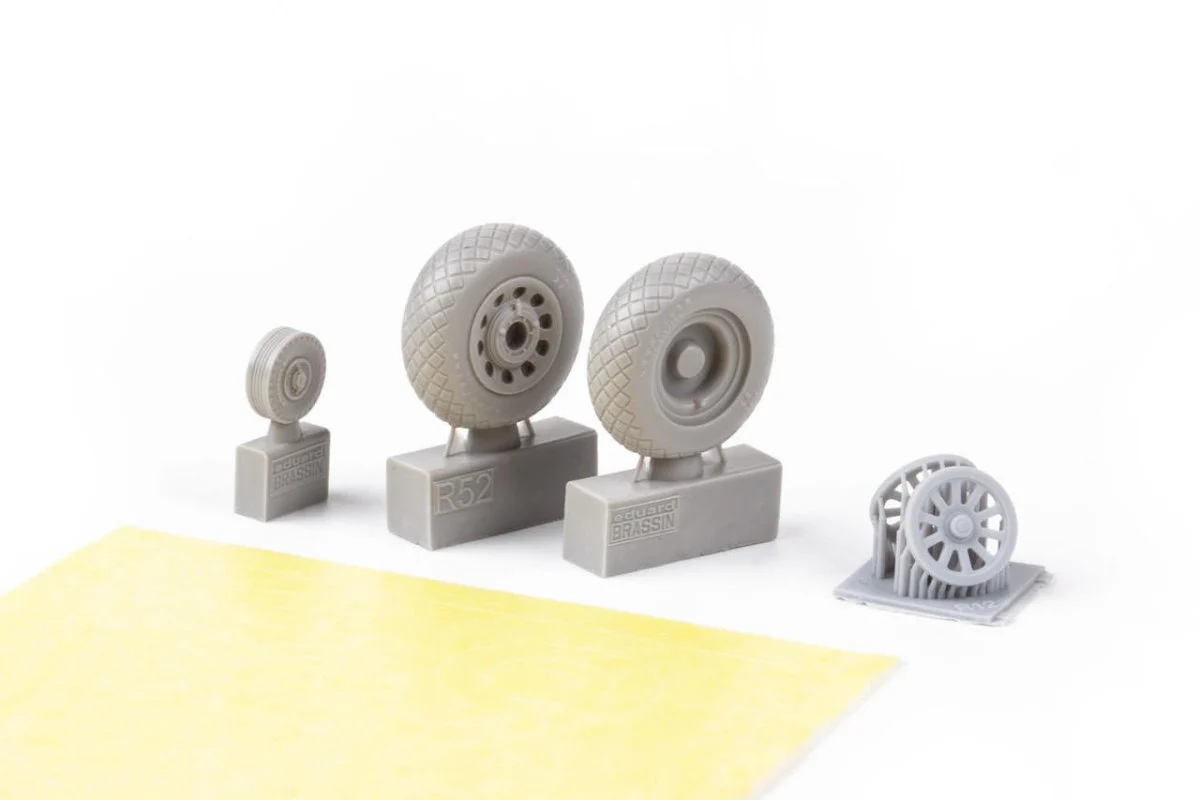 Eduard 1/48 Eduard P-51B/C wheels diamond tread 2 Brassin