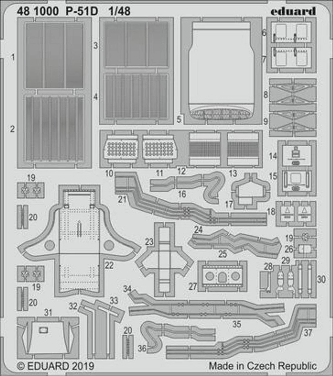 Eduard 1/48 Eduard P-51D for EDU